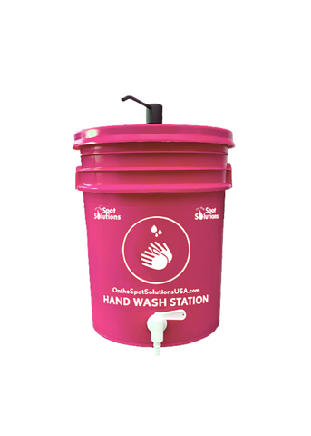 5 gallon PINK Hand Wash Station